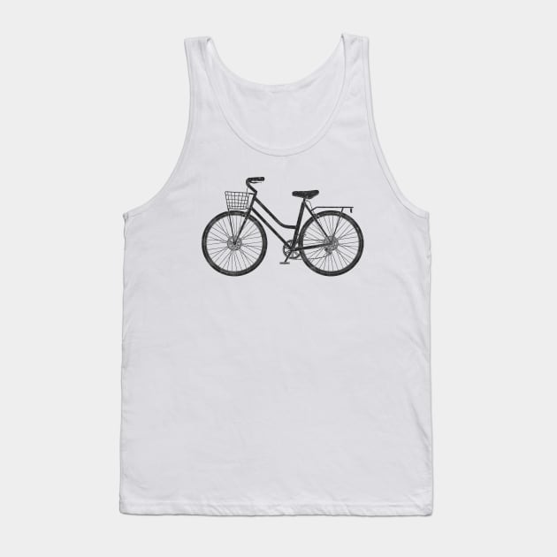 Beach Cruiser Bike Tank Top by TheWanderingFools